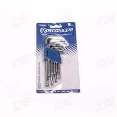 Набір ключів TORX з отвором Г-подібних 9од. TKS0901(СТАНДАРТ)