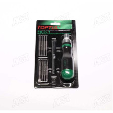 Тріскаткова викрутка 19-в-1 GAAR1002(TOPTUL)