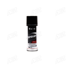 Фарба чорна глянець термостійка +650 С (балон 450ml) <AXXIS>