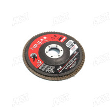 Круг пелюстковий шліфувальний NINJA Zirconium : Т27, 125х22 мм, Р60, Al, Inox, Steel [10/200шт. уп](