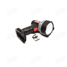 Ліхтар акумуляторний 20 В, LED, 10 Вт, 500/1000 лм, без ЗУ та АКБ(INTERTOOL)
