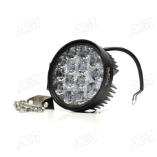 Фара LED кругла 42W, 14 ламп, 114*128мм, 3080Lm широкий промінь 9-32V 6000K  МТЗ (LITLEDA, JUBANA)