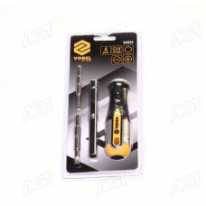 Викрутка двостороння : 6 в 1 Cr-V [12/72](VOREL)