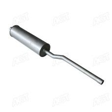 Глушник ГАЗ 3302 ГАЗЕЛЬ (з трубою, центр O51) закатний (о) (вир-во ТМК)