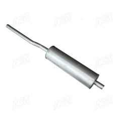 Глушник ГАЗ 3302 ГАЗЕЛЬ (з трубою, центр O51) закатний е (вир-во ТМК)