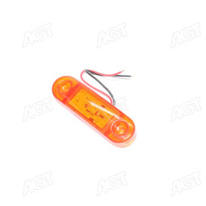 Фонарь габаритный 24V LED оранжевый (9 диодов, 3 ряда) (TEMPEST)