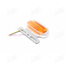 Ліхтар габаритний (помаранчевий) 9D LED 24V (з поворотом, що біжить, підсвічуванням борту) (TEMPEST)