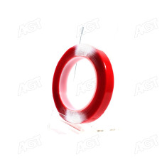 Скотч двосторонній 15mm x 5m професійний RED <AXXIS>