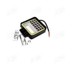 Фара LED квадратна 42W, 10-30V вузький промінь.