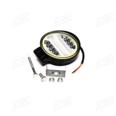 Фара LED кругла 24W, 10-30V вузький промінь. <ДК>