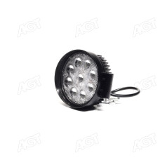 Фара LED кругла 27W, 9 ламп, 5D <ДК>