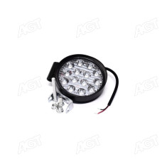 Фара LED кругла 42W, 14 ламп, 116 * 137,5мм СТАНДАРТ <ДК>