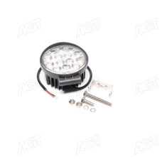 Фара LED кругла 42W, 14 ламп, 116 * 137,5мм, широкий промінь <ДК>