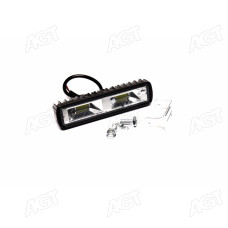 Фара LED прямоугольная (chip COB) 48W 6000K (2 диода) (15см х 4см х 2.5см) пластик. Корп. <ДК>