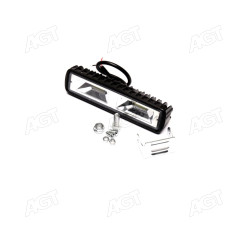 Фара LED прямокутна (chip COB) 48W 6000K (2 діоди) (15см х 4см х 4см) алюм. корп. <ДК>