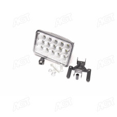 Фара LED прямокутна 45W, 15 ламп, 110 * 170мм, широкий промінь <ДК>