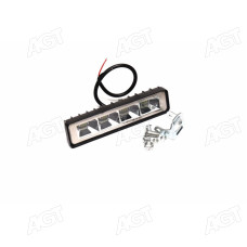 Фара LED прямокутна 72W (24 діода) (14.5 см х 3.5 см) <ДК>