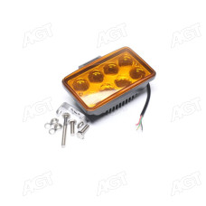 Фара LED прямоугольная противотуманная 24W <ДК>