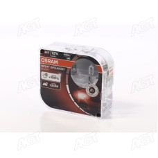 Лампа фарна H1 12V 55W P14,5s NIGHT BREAKER SILVER (+100) компл (вир-во OSRAM)