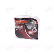 Лампа фарна H7 12V 55W PX26d NIGHT BREAKER SILVER (+100) компл (вир-во OSRAM)