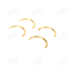 Полукольцо подшипника упорного ЯМЗ 236,238 Р2 (стандарт, к-кт 4 шт.) (DETALKA)