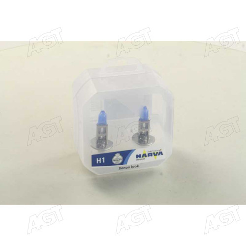 Лампа розжарювання TWIN SET H1 12V 55W RANGE POWER WHITE (вир-во Narva)