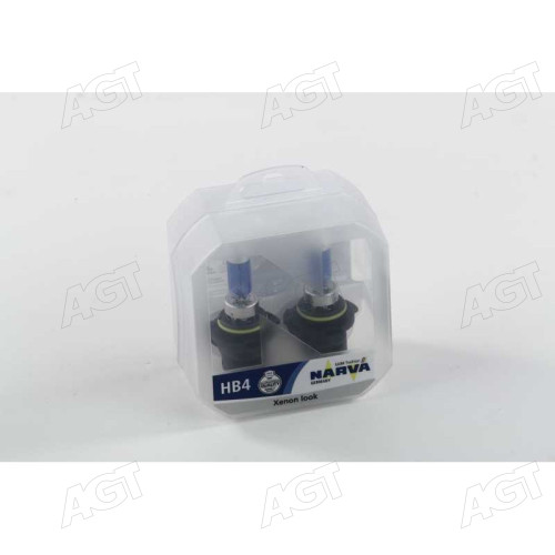 Лампа розжарювання TWIN SET HB4 12V 55W RANGE POWER WHITE (вир-во Narva)