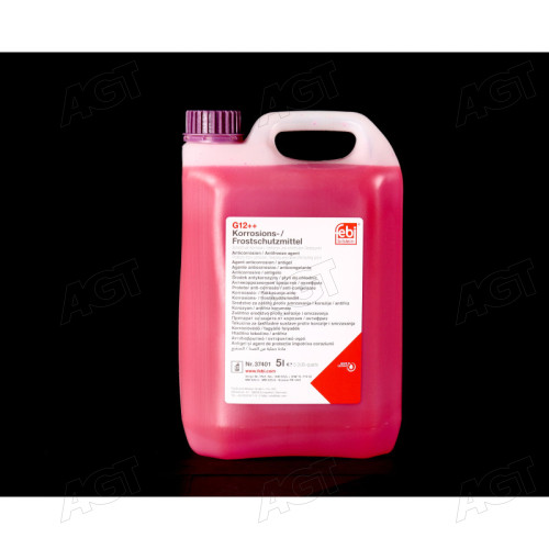 Антифриз FEBI бузковий концентрат G12 ++ VW TL 774G MB 325.6, MB 325.5 (Каністра 5л)