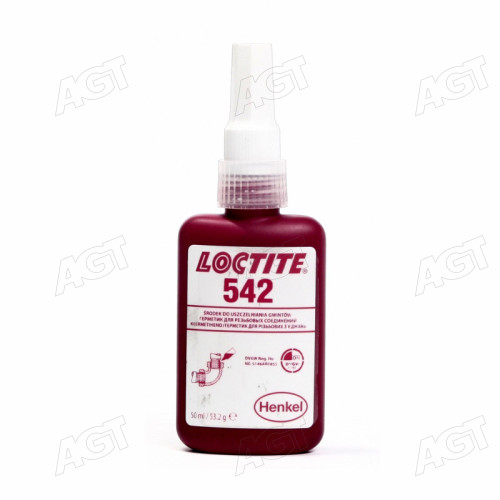 Фіксатор різьби Loctite 542 анаеробний, середньої міцності для різьби до 3/4 50мл