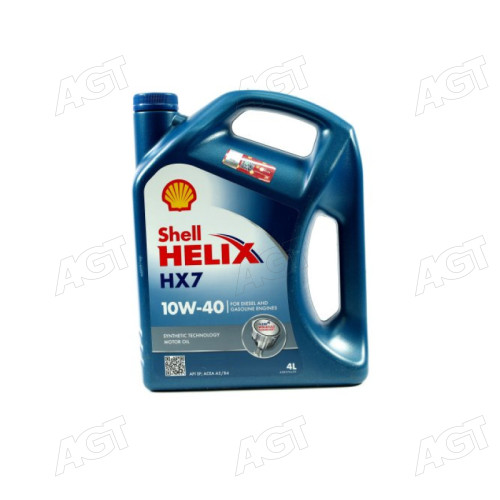 Олива моторн. SHELL Helix HX7 SAE 10W-40 (Каністра 4л)