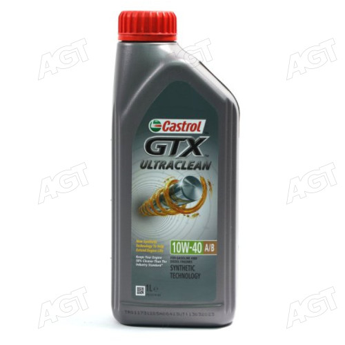 Олива моторна Castrol GTX ULTRA CLEAN 10W-40 A/B (Каністра 1л)