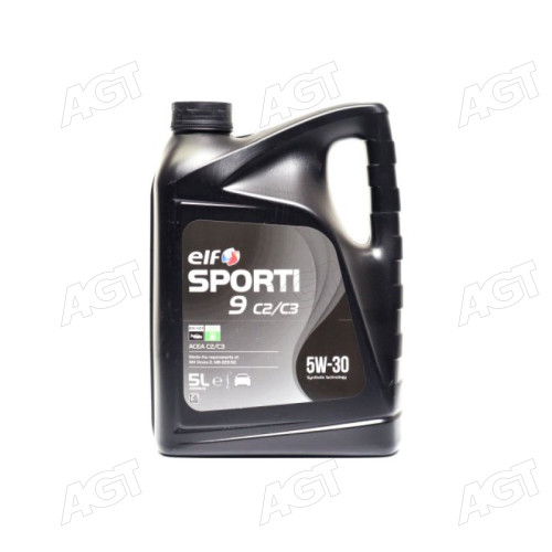 Масло моторное ELF SPORTI 9 C2/C3 5W-30 (Канистра 5л)