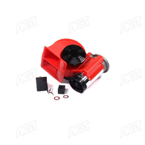 Сигнал улитка Nautilus красный 12V