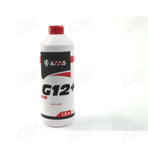 Антифриз <AXXIS> RED концентрат G12+ (-80C) (Каністра 1,5л)