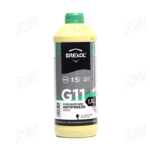 Антифриз <BREXOL> GREEN CONCENTRATE G11 (-80C) 1,5L