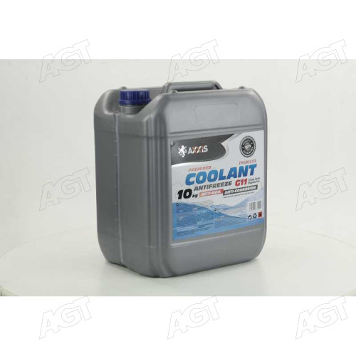 Антифриз BLUE G11 Сoolant <AXXIS> (синій) (Каністра 10кг)