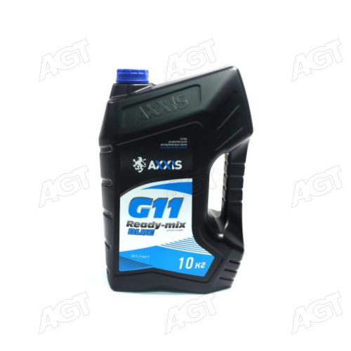 Антифриз BLUE G11 Сoolant Ready-Mix -36°C <AXXIS> (синій) (Каністра 10кг)