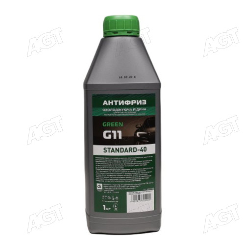 Антифриз G11 STANDARD-40 LONG LIFE зелений (0,9 кг.)