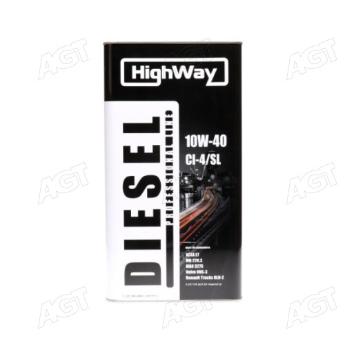 Олива моторна HighWay 10W-40 CI-4/SL п/с (Каністра 5л)