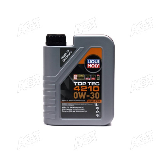 Олива моторна Liqui Moly TOP TEC 4210 0W-30 (Каністра 1л)