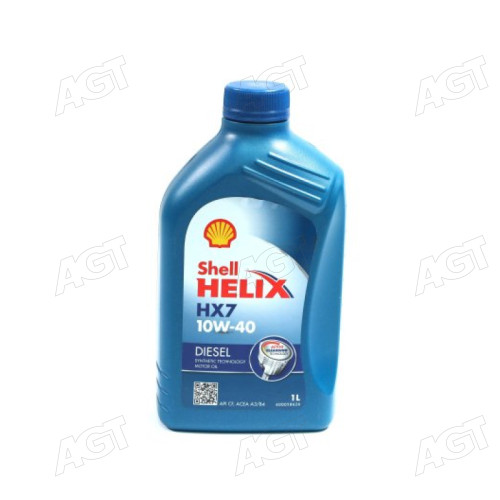 Масло моторн. SHELL Helix Diesel HX7 SAE 10W-40 (Канистра 1л)