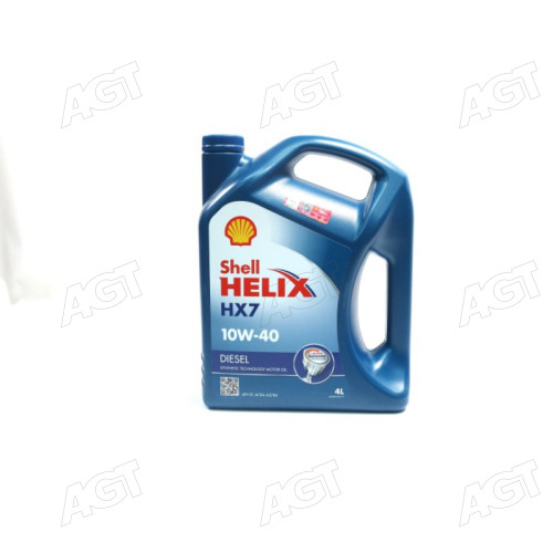 Олива моторна SHELL Helix Diesel HX7 SAE 10W-40 (Каністра 4л)