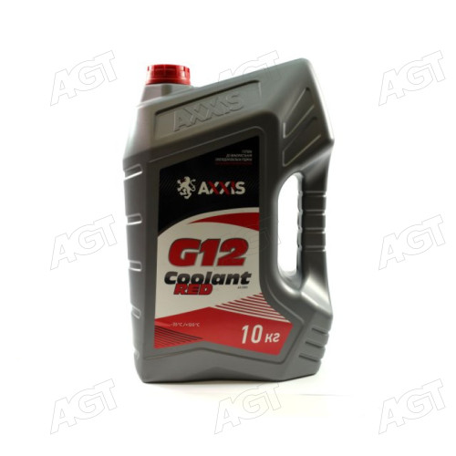 Антифриз RED G12 Сoolant <AXXIS> (червоний) (Каністра 10кг)