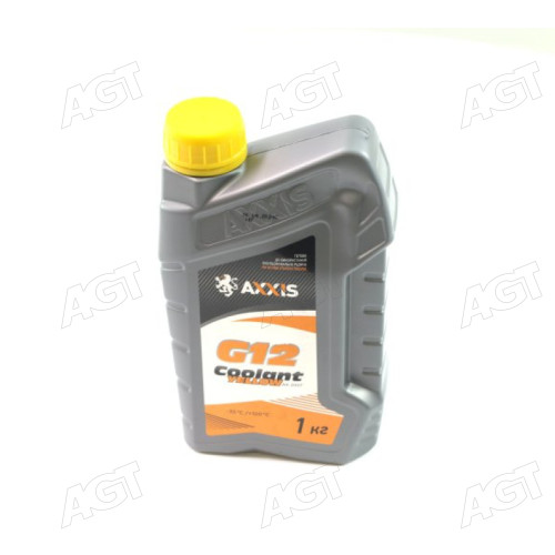 Антифриз YELLOW G12 Сoolant <AXXIS> (жовтий) (Каністра 1кг)