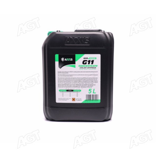 Антифриз концентрат ECO-80C GREEN G11 5л <AXXIS>