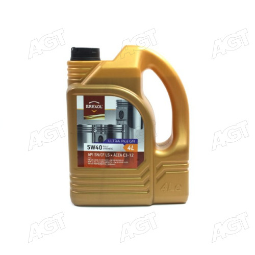 Масло моторн. BREXOL Ultra Plus GN 5W40  API SN/CF   LS (Канистра 4л)