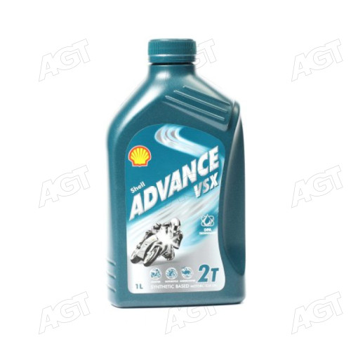 Олива моторна SHELL Shell Advance VSX 2T (Каністра 1л)