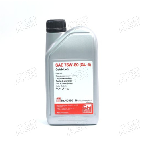 Масло трансмисс. FEBI SAE 75W-80 GL-5 (Канистра 1л)