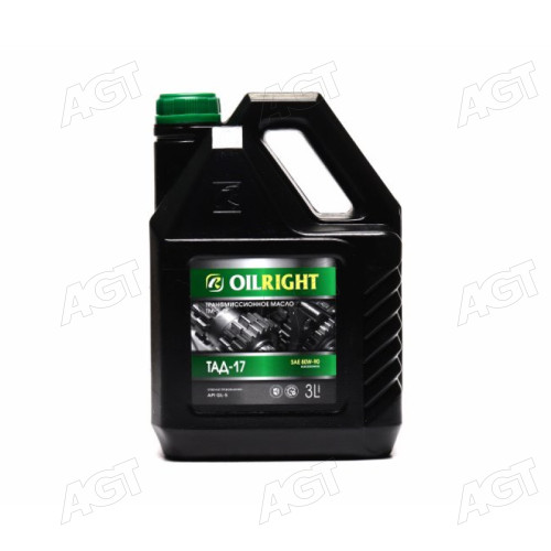 Олива трансміс. OIL RIGHT ТАД-17 ТМ-5-18 80W-90 GL-5 (Каністра 3л)