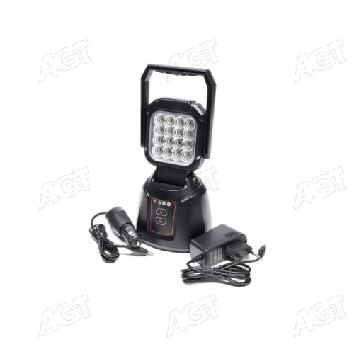 Фара LED квадратна 48W, 16 ламп, 3500Lm, 12/24V Зарядна, переносна (LITLEDA, JUBANA)